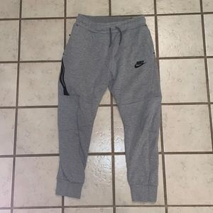 Gray Nike joggers